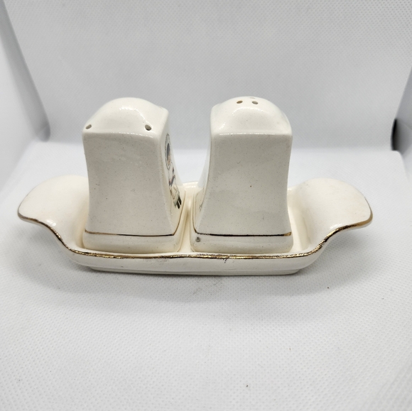 Alaska Eskimo Salt And Pepper Shaker And Holder Made In Japan Vintage VTG - Picture 4 of 8